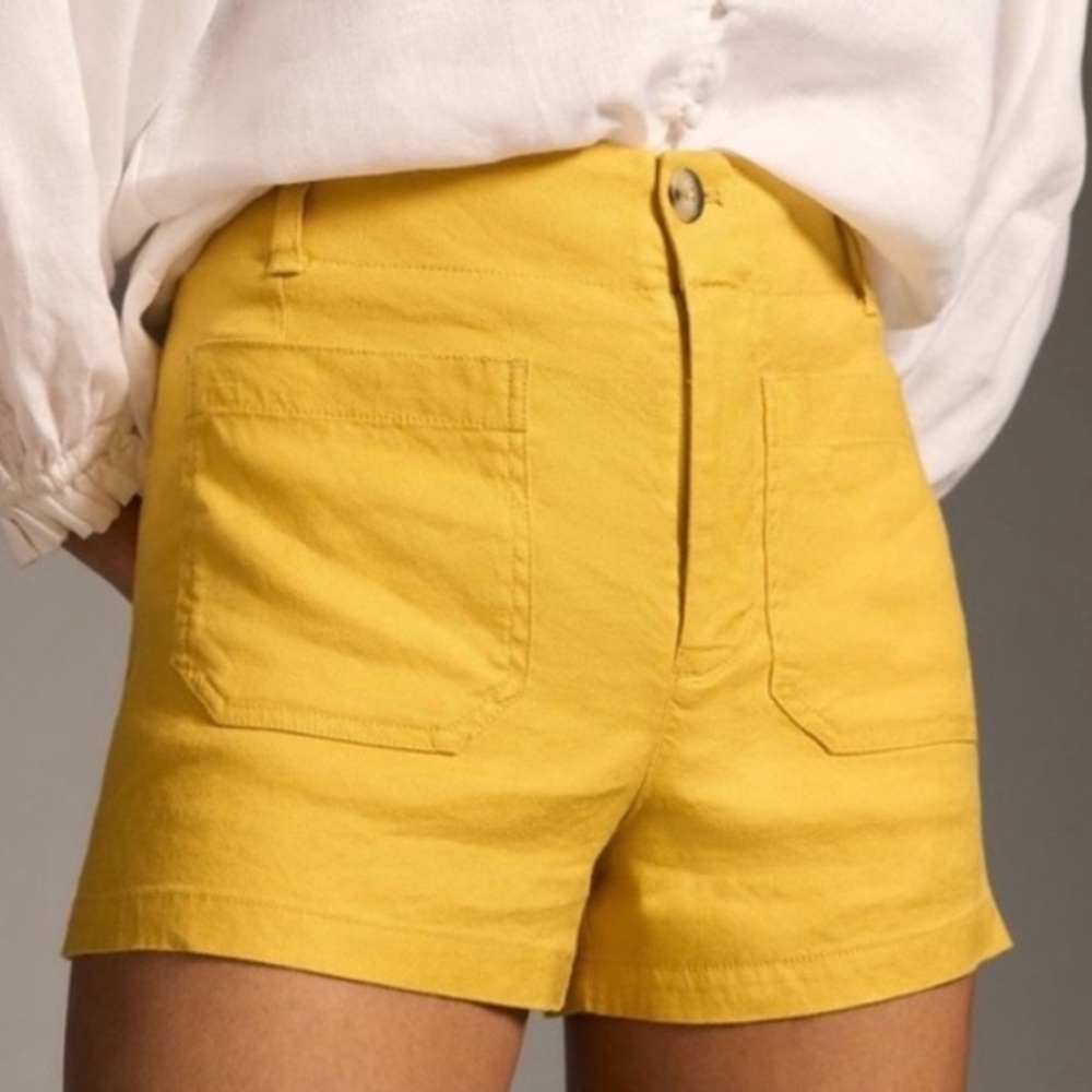 NWT / Anthropologie Colette Linen Shorts by Maeve. Size 29